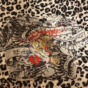 Ed Hardy Mesh Top with skirt